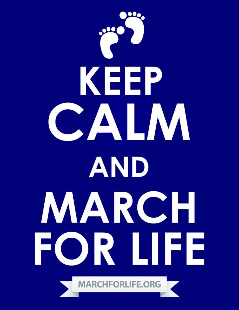Keep Calm and March for Life