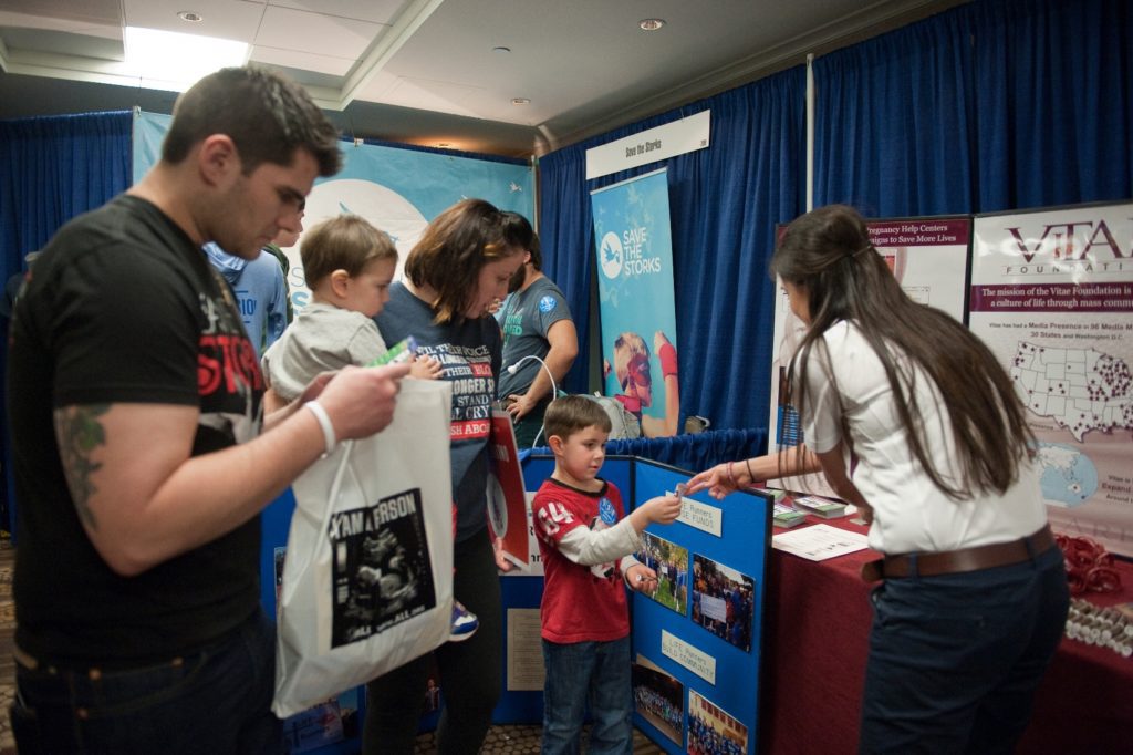 The March for Life Expo is open to the public and there is no charge to attend. The Expo is a wonderful opportunity for March for Life attendees to connect with pro-life organizations and ministries.