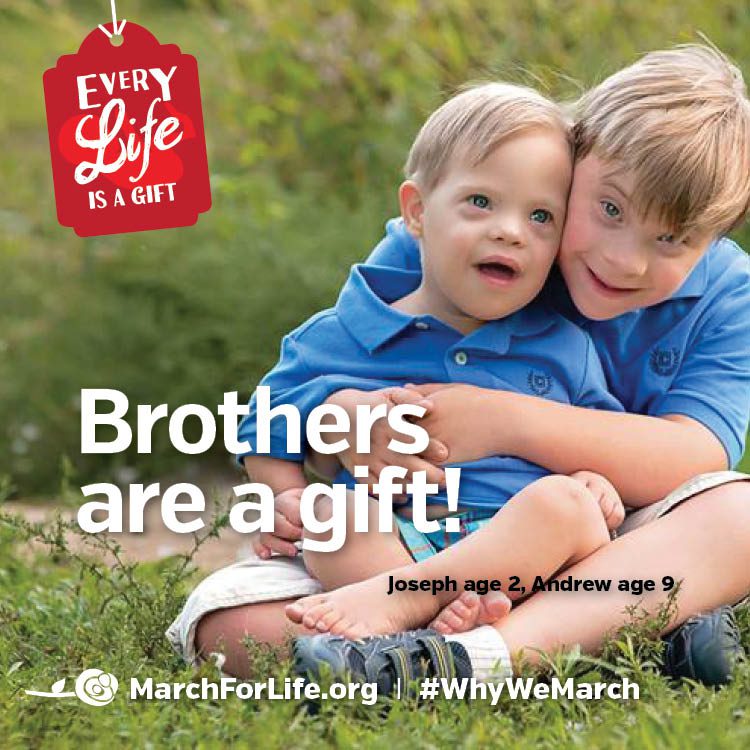 Brothers Andrew and Joseph have enriched their families' lives in countless ways. Read how these brothers lives are a gift to all around them!
