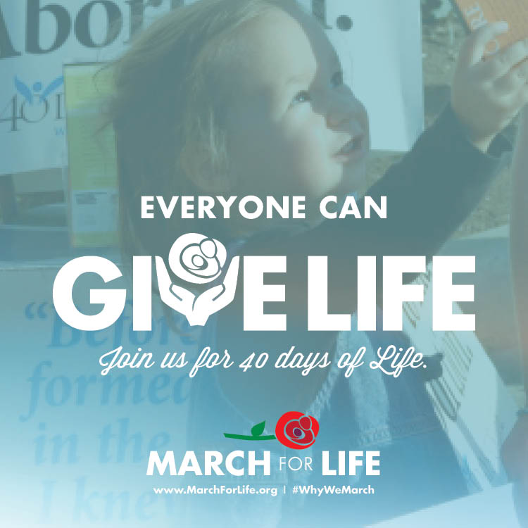 40 Days for Life is a community-based campaign that draws attention to the evil of abortion through the use of a three-point program of prayer and fasting, peaceful vigils, and community outreach.