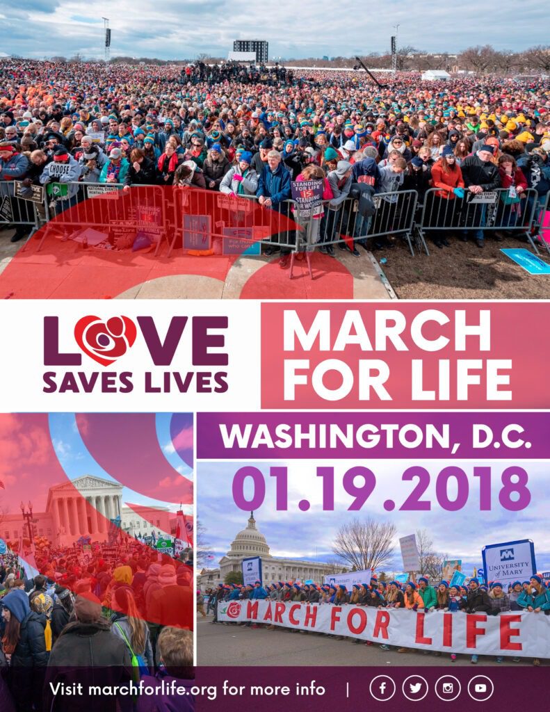 The 45th annual March for Life is right around the corner. Many of you have been marching for years, while others are attending for the first time - we welcome all pro-life Americans to march with us! 