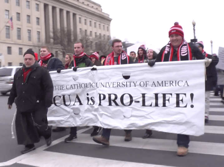 Thank you to Catholic University for leading the March for Life this year! We were touched by their reflections.