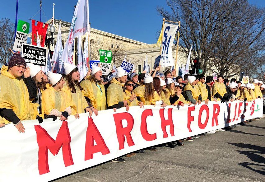We won't stop marching for life!