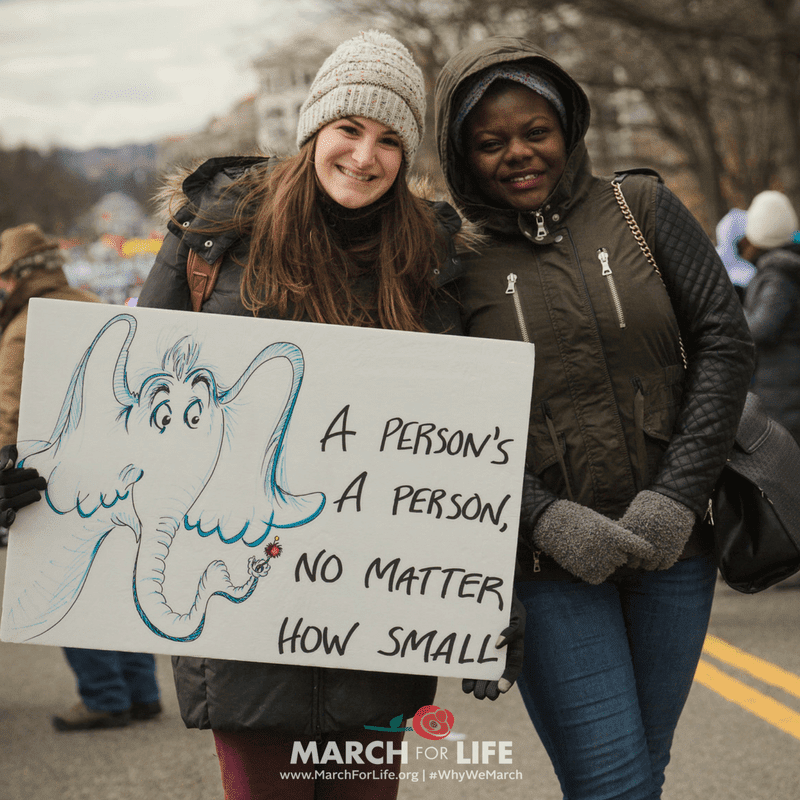 The March for Life is an incredible opportunity to share the truth about life and communicate the inherent dignity of the human person. 