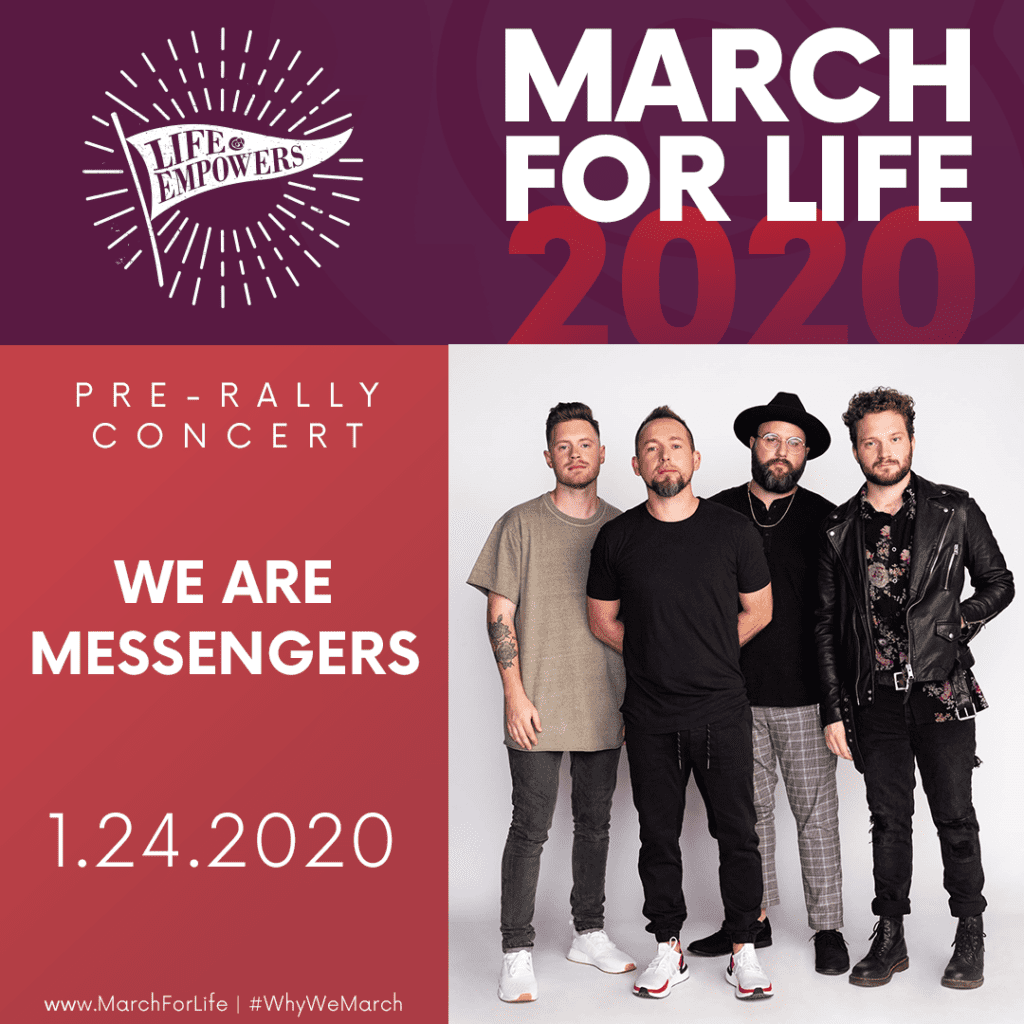 We Are Messengers to Perform Before 47th Annual March for Life