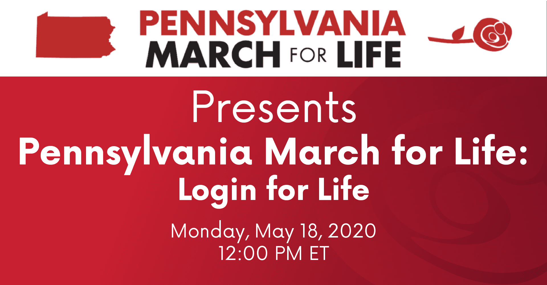 Pennsylvania March for Life Login for Life March for Life