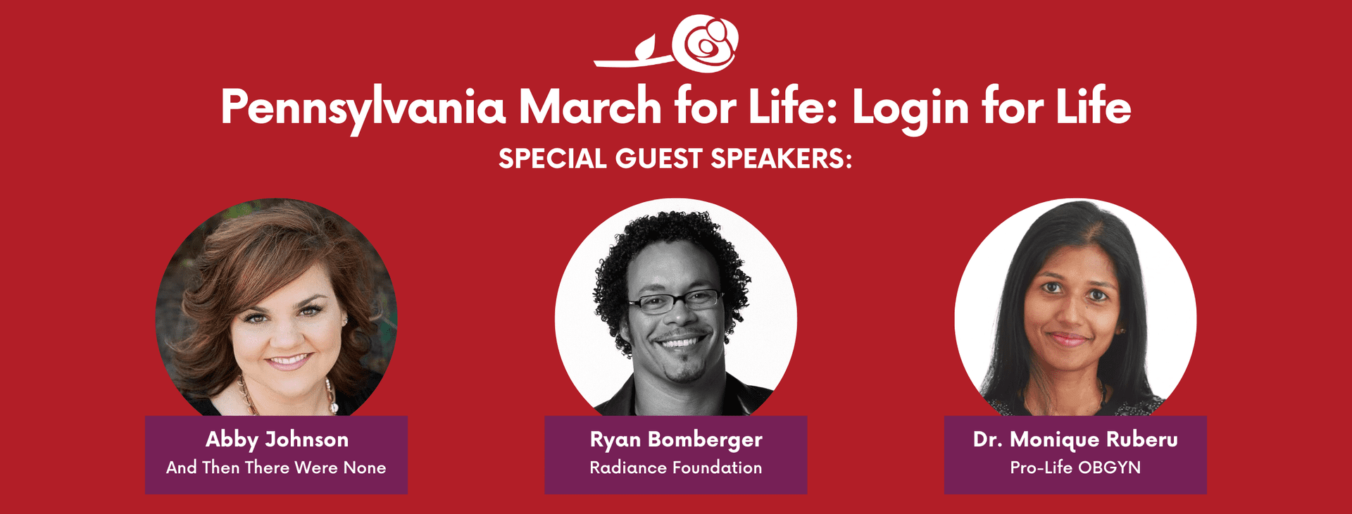 PA Login for Life Announces Speakers March for Life