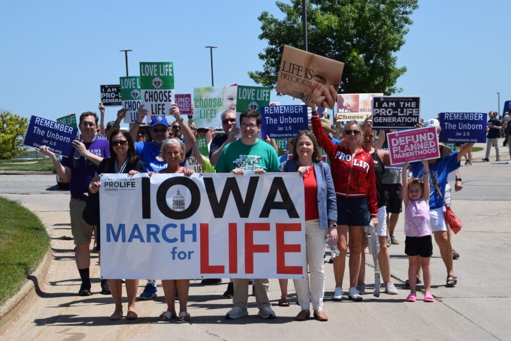 Iowans celebrate year anniversary of 6-week abortion ban at annual March for Life